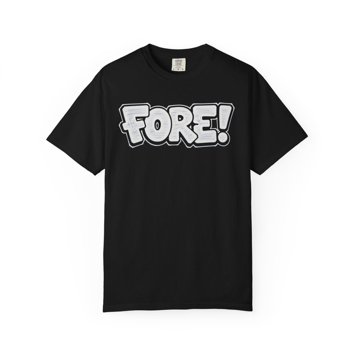 Fore! Golf Graphic T‑Shirt — Golffiti Signature Apparel