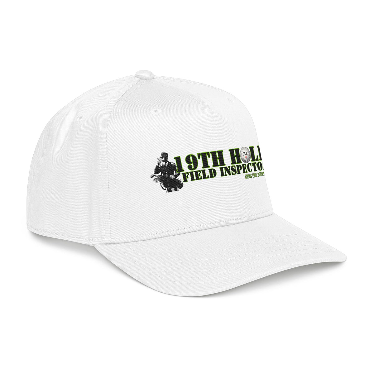 19th Hole Field Inspector Baseball Cap — Swing Lube Society Headwear