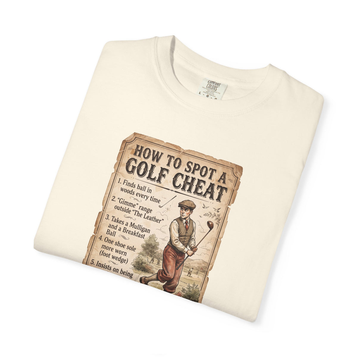 "How to Spot a Golf Cheat" Vintage Tee - The Shag Bag Apparel