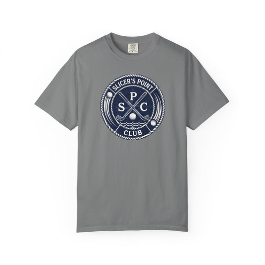Slicer's Point Club T-Shirt – Fictional Fairways Signature Apparel