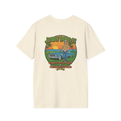 SHANKARITAVILLE T-Shirt - Starring JIMMY DUFF-IT- Golf Noir Signature Apparel