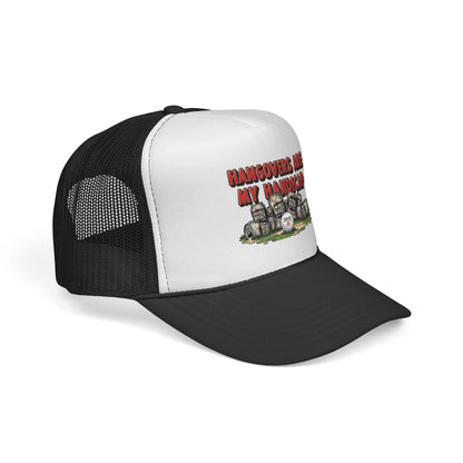"Hangovers Are My Handicap" Trucker Cap — XXX-OUT Designs Headwear