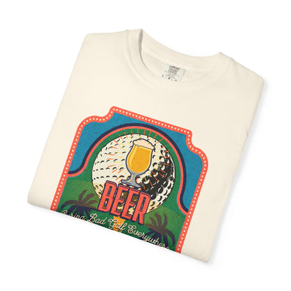 Beer Curing Bad Golf T-Shirt 2 — Swing Lube Society Signature Apparel