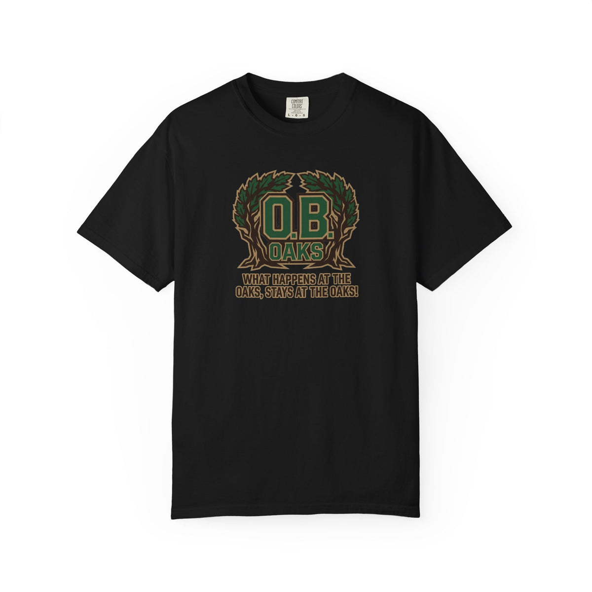 Oaks 'OB' T-Shirt — Fictional Fairways Signature Apparel