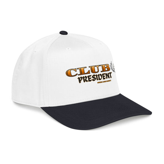 Club President Baseball Cap — Swing Lube Society Headwear