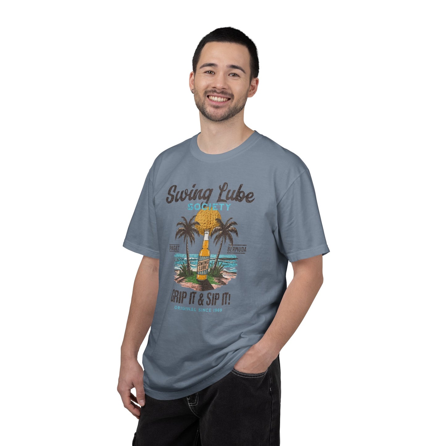 Grip It & Sip it T-Shirt 2 — Swing Lube Society Signature Apparel