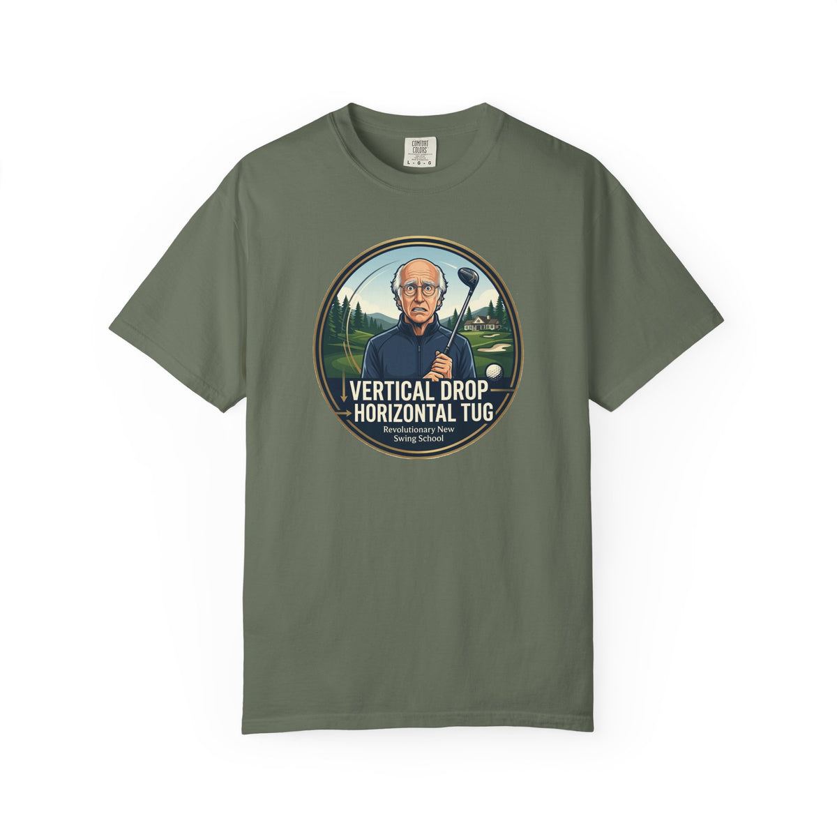 Vertical Drop Swing School T-Shirt - Shag Bag Signature Apparel