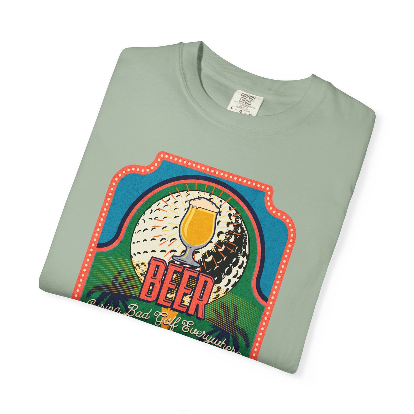 Beer Curing Bad Golf T-Shirt 2 — Swing Lube Society Signature Apparel