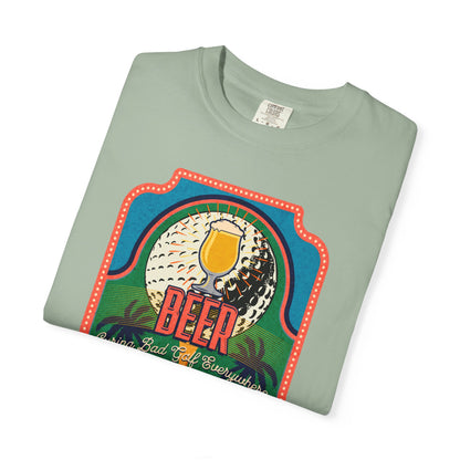 Beer Curing Bad Golf T-Shirt 2 — Swing Lube Society Signature Apparel