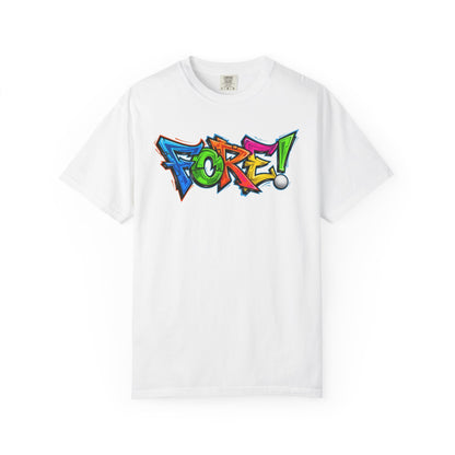 “FORE!” Golf T-Shirt — Golffiti Signature Apparel