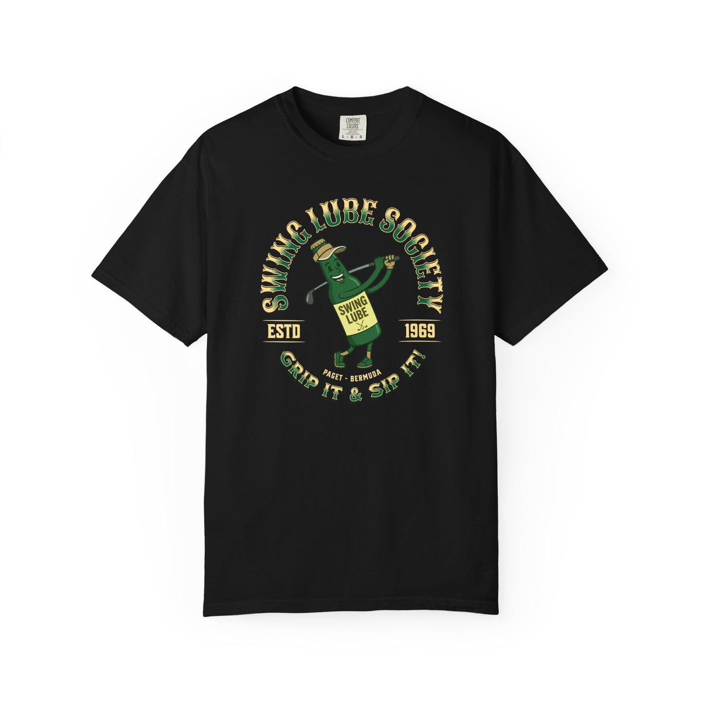 Grip it & Sip It T-Shirt 3 - Swing Lube Society Signature Apparel