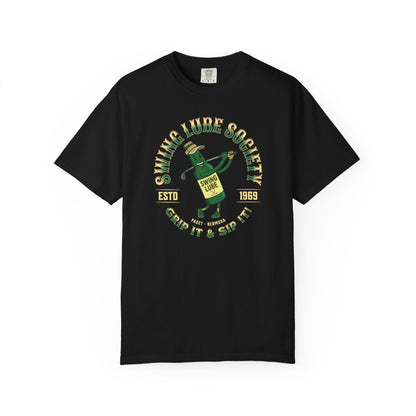 Grip it & Sip It T-Shirt 3 - Swing Lube Society Signature Apparel