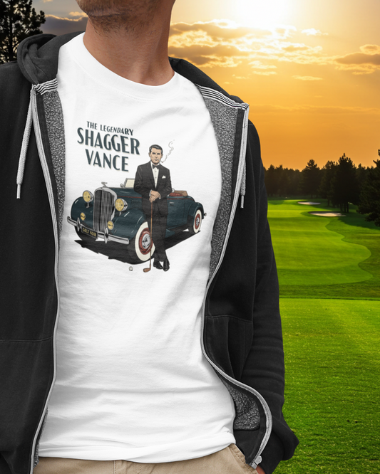THE LEGENDARY SHAGGER VANCE T-Shirt- Golf Noir Signature Apparel