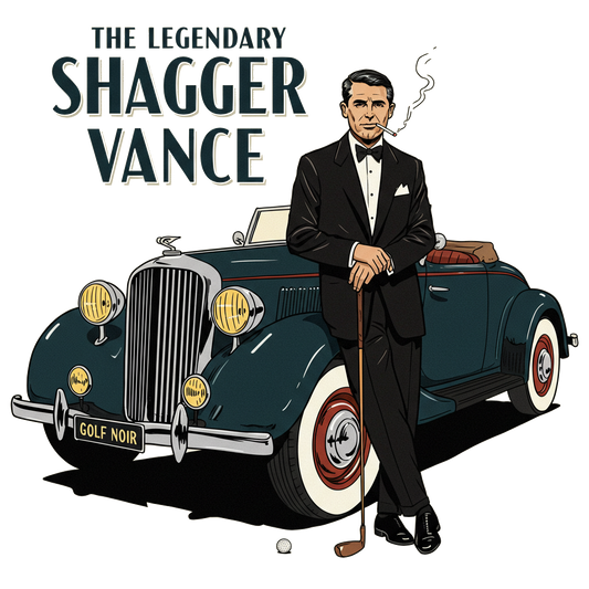 THE LEGENDARY SHAGGER VANCE T-Shirt- Golf Noir Signature Apparel