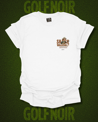 1 DOWN TO THE HONKY-TONK T-Shirt - Starring SHANK WILLIAMS JR.- Golf Noir Signature Apparel