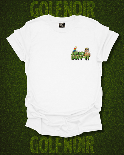 SHANKARITAVILLE T-Shirt - Starring JIMMY DUFF-IT- Golf Noir Signature Apparel