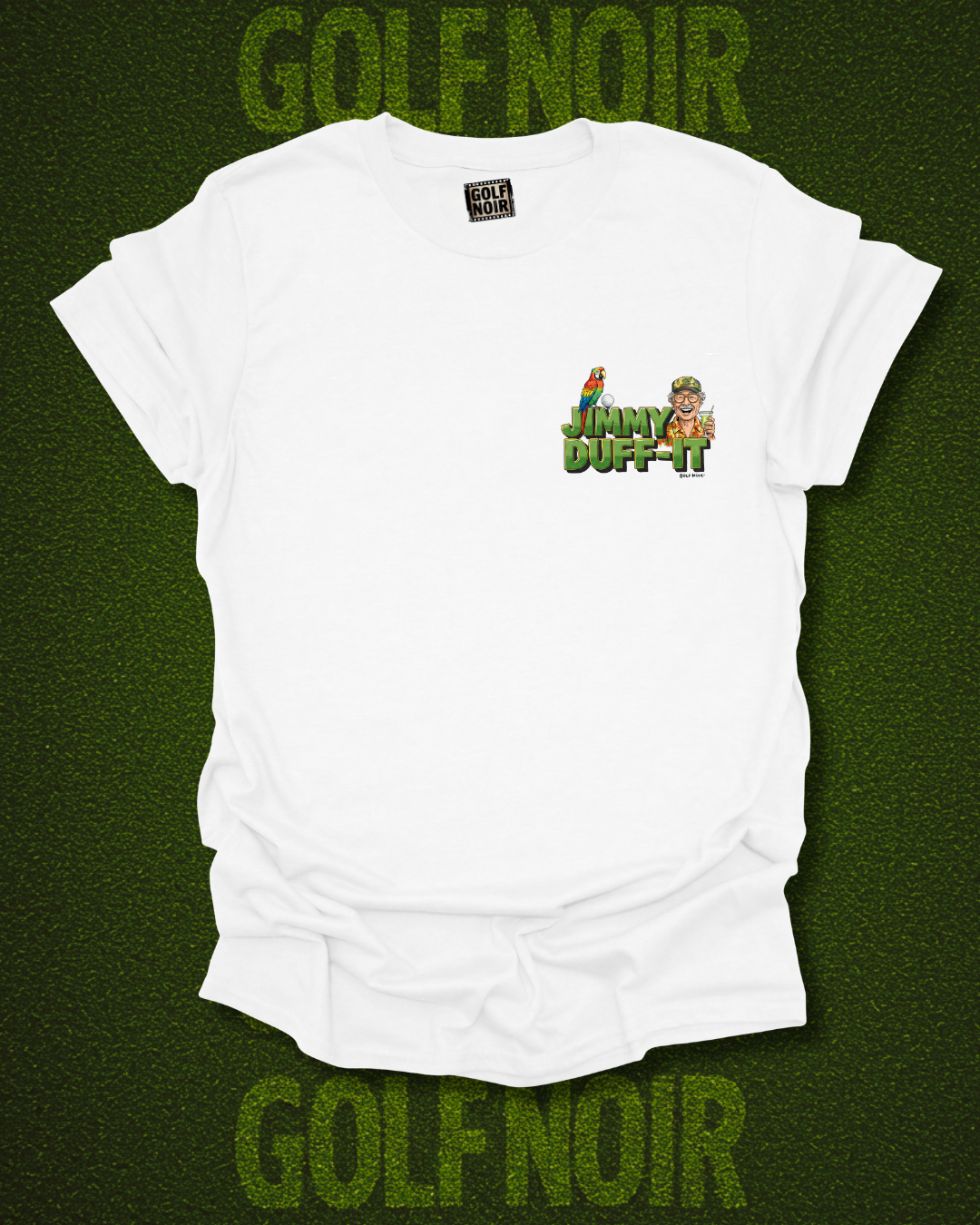 SALT, LIME, & TEEQUILA TIME T-Shirt - Starring JIMMY DUFF-IT - Golf Noir Signature Apparel