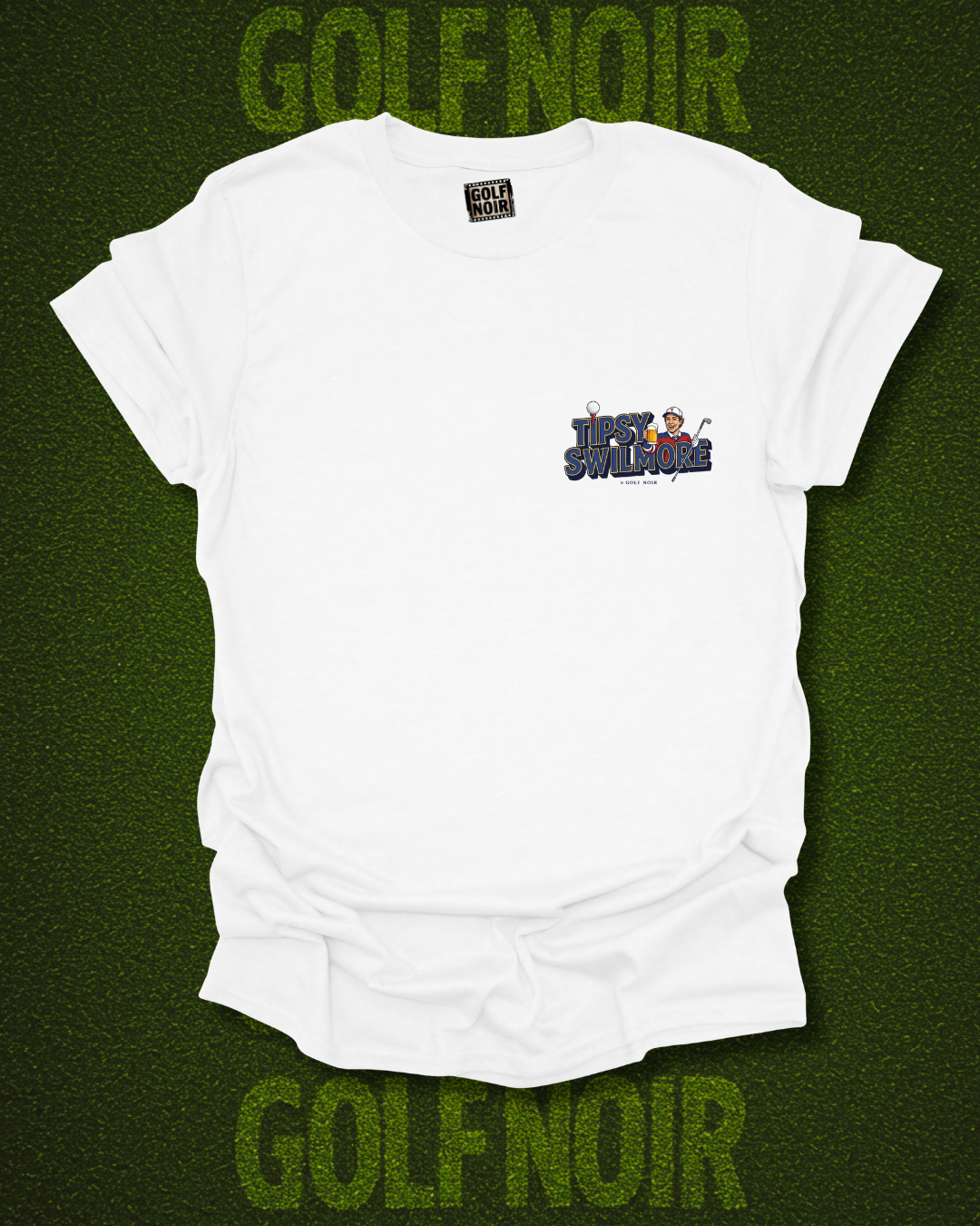 CADDY NIGHT FEVER T-Shirt - Starring TIPSY SWILMORE- Golf Noir Signature Apparel