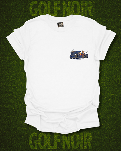 CADDY NIGHT FEVER T-Shirt - Starring TIPSY SWILMORE- Golf Noir Signature Apparel