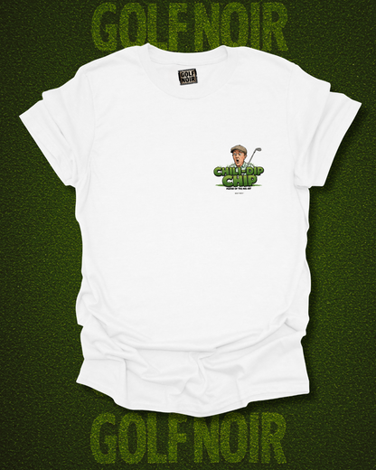 HOSEL ROCKET T-Shirt - Starring CHILI-DIP CHIP - Golf Noir Signature Apparel