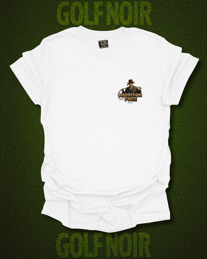 FINDERS OF THE LOST BALL T-Shirt - Starring HARRISON FORE- Golf Noir Signature Apparel