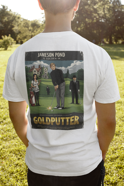 GOLDPUTTER T-Shirt - Starring JAMESON POND - Golf Noir Signature Apparel