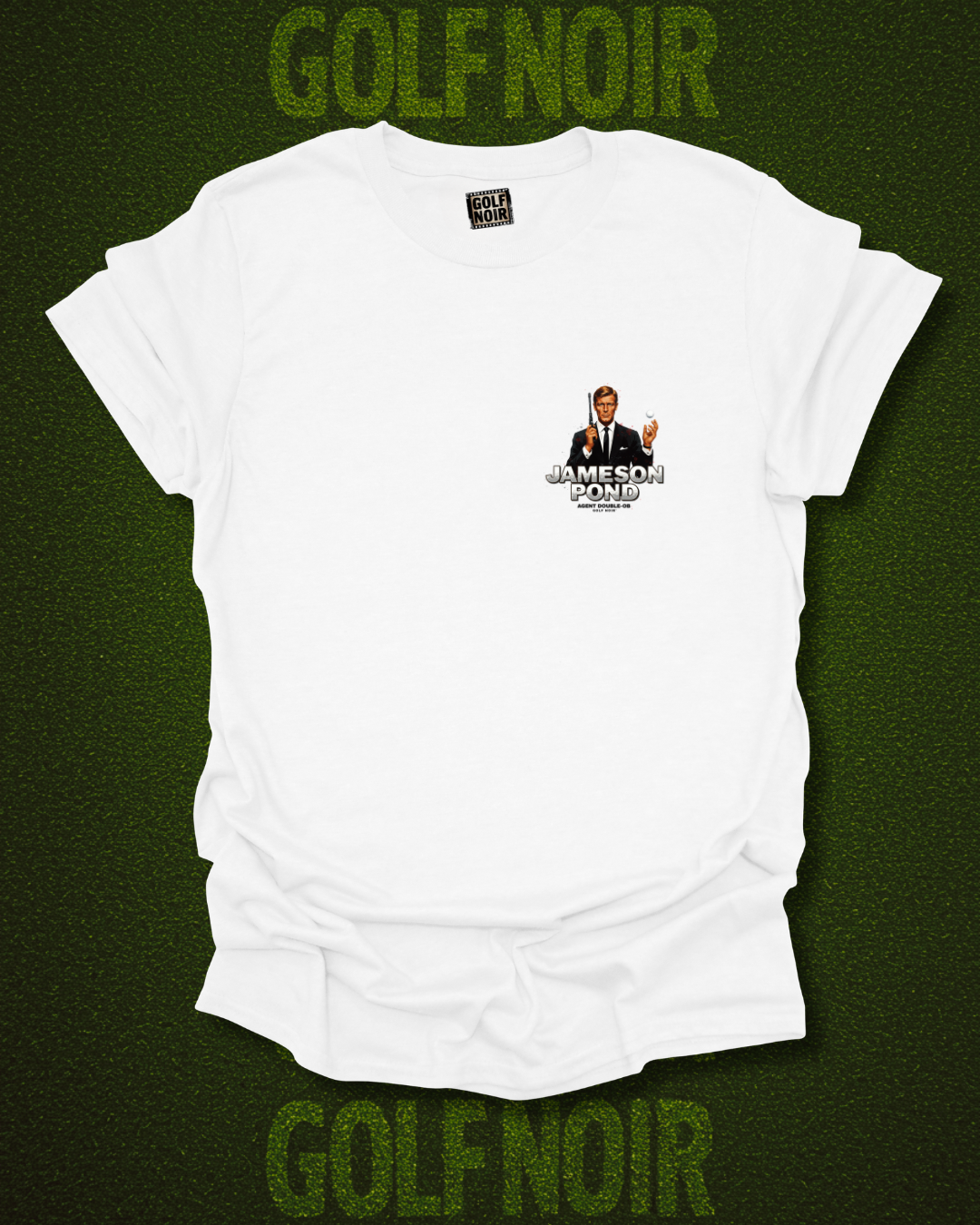 THE WEDGE IS NOT ENOUGH T-Shirt - Starring JAMESON POND - Golf Noir Signature Apparel