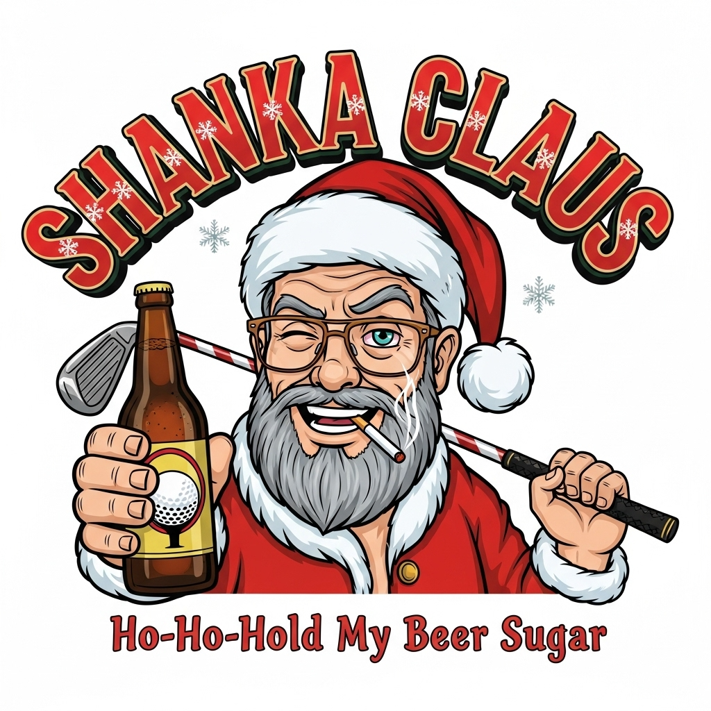 SHANKA CLAUS Crewneck Sweatshirt - Ho Ho Hold My Beer Sugar!