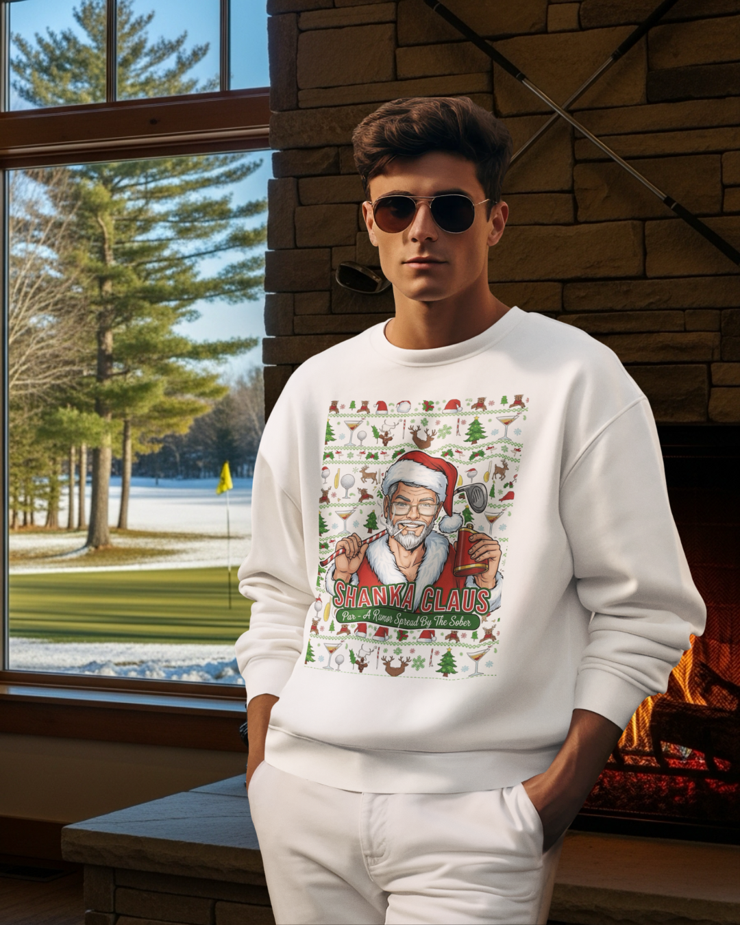 SHANKA CLAUS Ugly Christmas Sweatshirt – Par - A Rumor Spread By The Sober