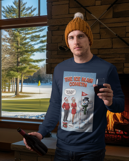 SHANKA CLAUS Crewneck Sweatshirt — 'The Ice Man Cometh'