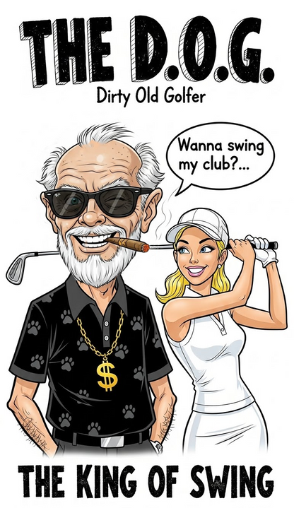 The D.O.G. Golf T-Shirt — The King of Swing