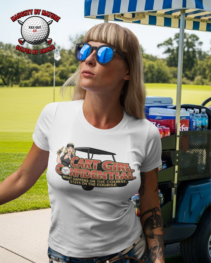 Cart Girl Confidential Tee — XXX-OUT Designs Signature Apparel