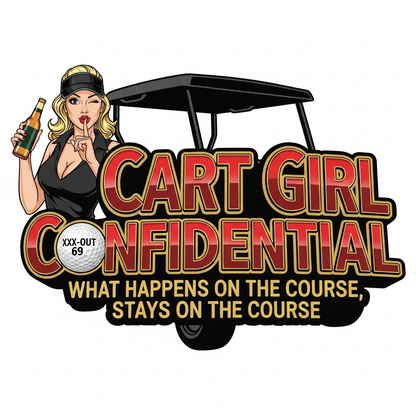Cart Girl Confidential Tee — XXX-OUT Designs Signature Apparel