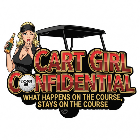 Cart Girl Confidential Tee — XXX-OUT Designs Signature Apparel