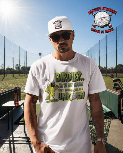 Birdie - Unicorn Golf T-Shirt - XXX-OUT Design Signature Apparel