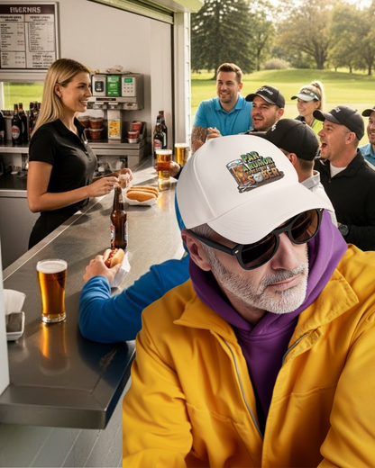 XXX-OUT Baseball Cap — "Par, A Rumor Spread by the Sober" - Statement Headwear