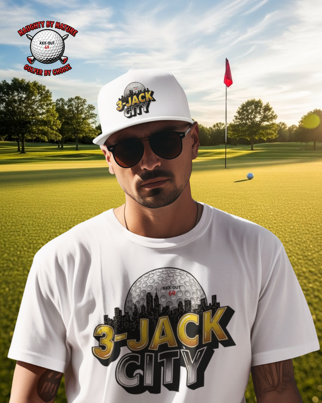 3-Jack City Baseball Cap - XXX-OUT Designs