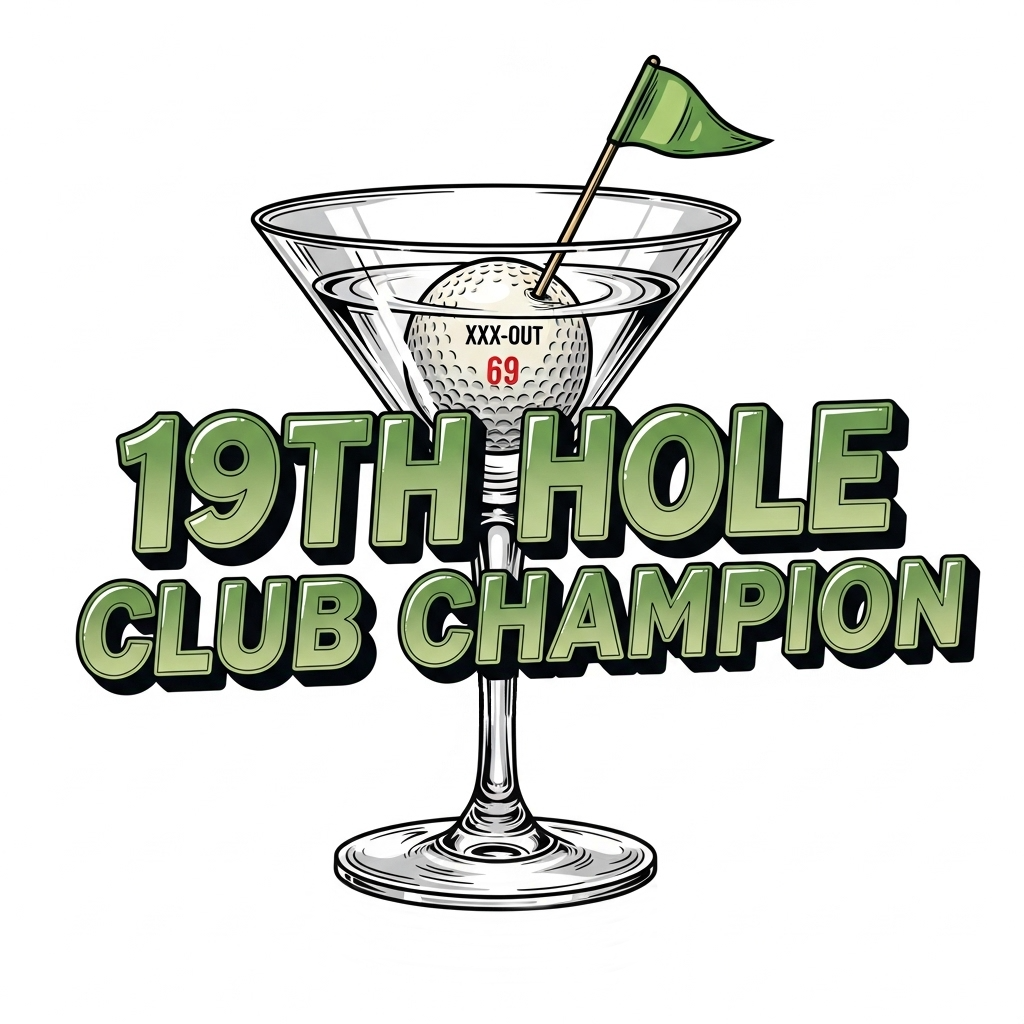 19th Hole Club Champion Trucker Hat - XXX-OUT Designs