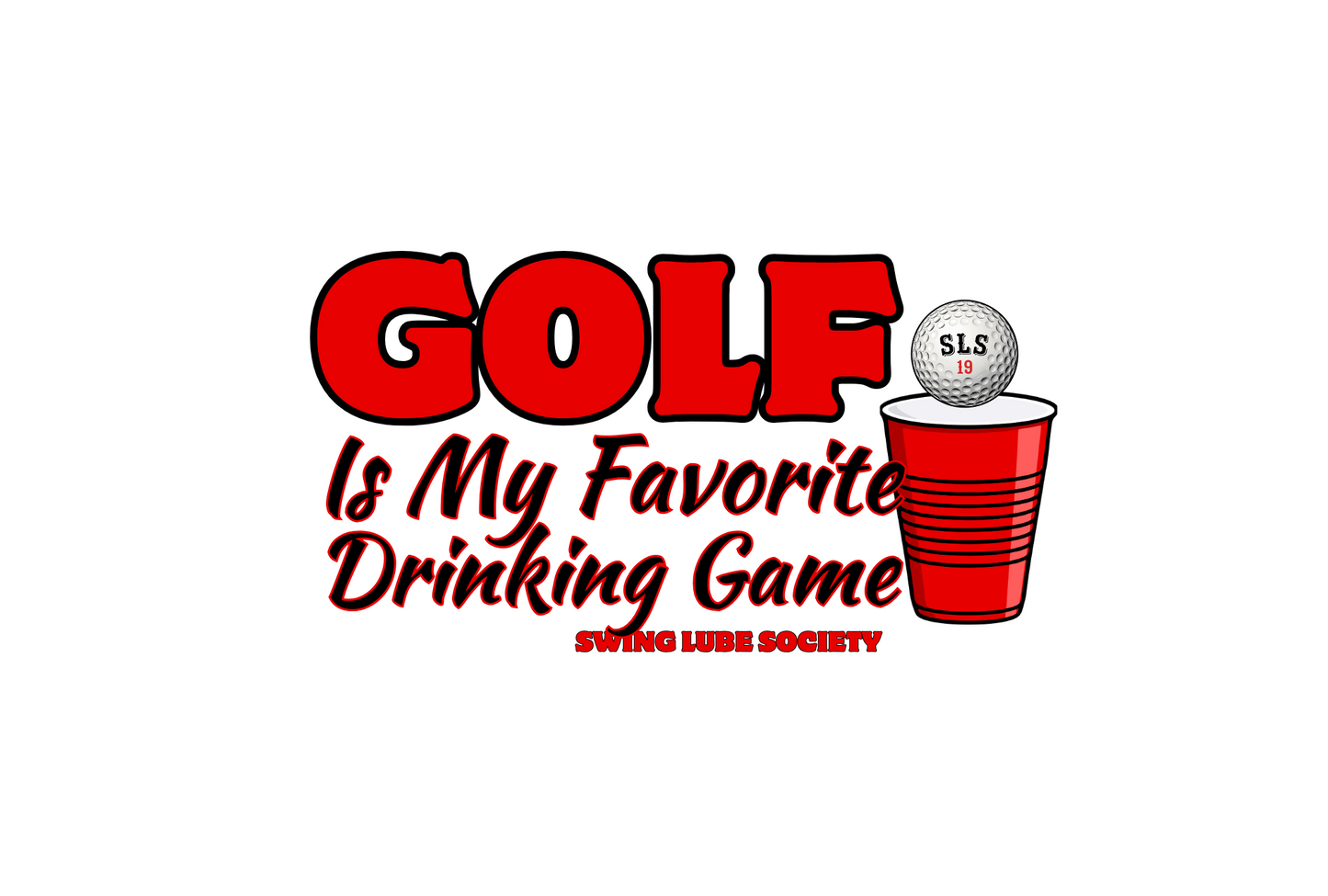 Golf Is My Favorite Drinking Game Trucker Cap - Swing Lube Society Headwear