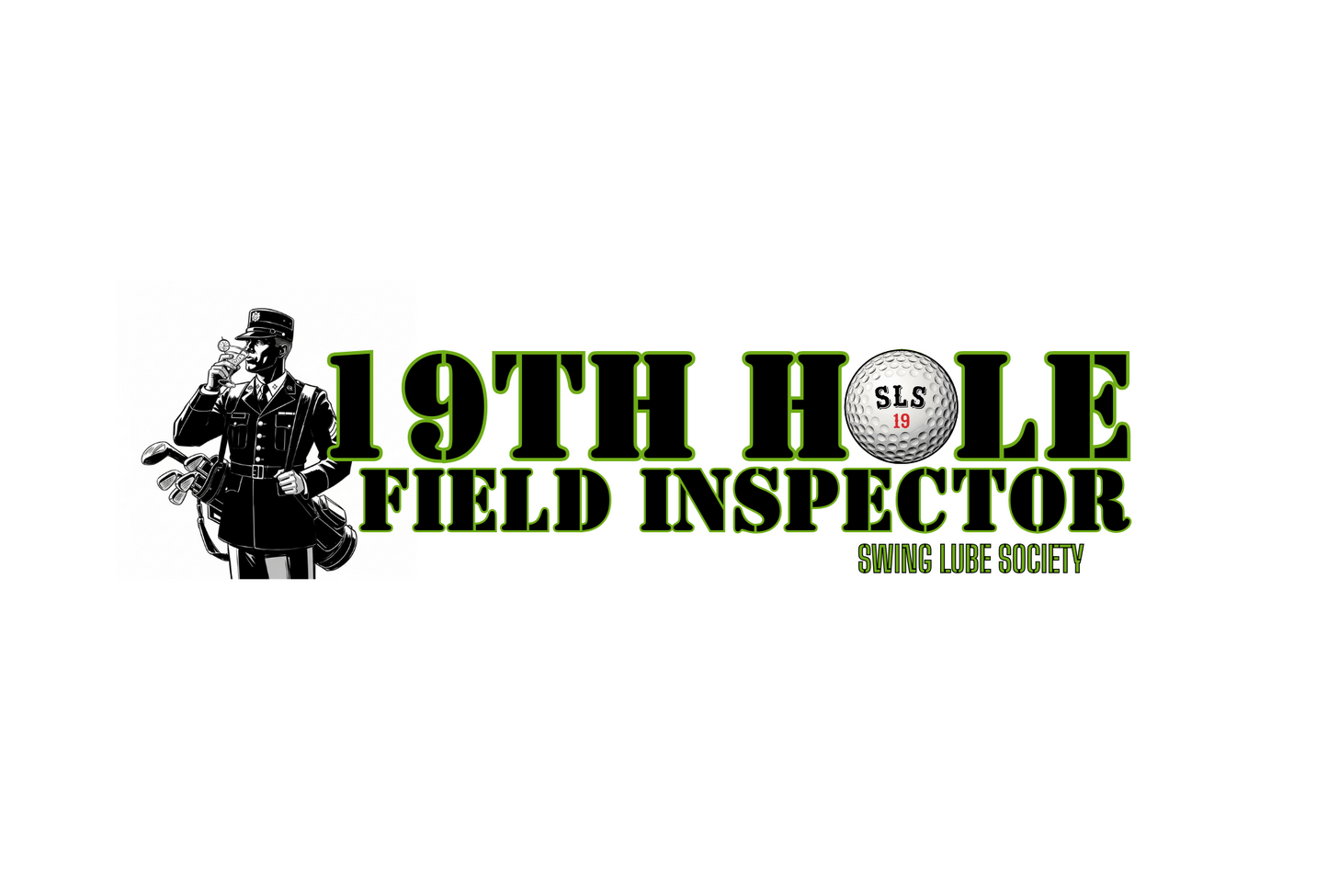 19th Hole Field Inspector Baseball Cap — Swing Lube Society Headwear