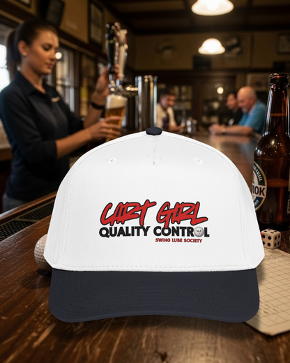 Cart Girl Quality Control Baseball Cap – Swing Lube Society Headwear