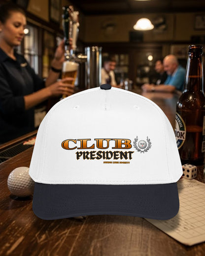 Club President Baseball Cap — Swing Lube Society Headwear