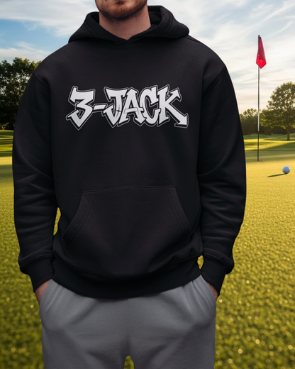 3-JACK Graffiti Art Golf Hoodie — Golffiti Signature Apparel