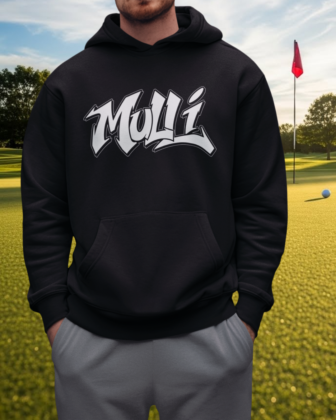 Mulli Graffiti Art Golf Hoodie - Golffiti Signature Apparel