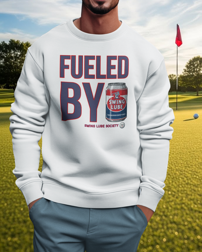 Fueled By Swing Lube Golf Sweatshirt - Swing Lube Society Signature Apparel