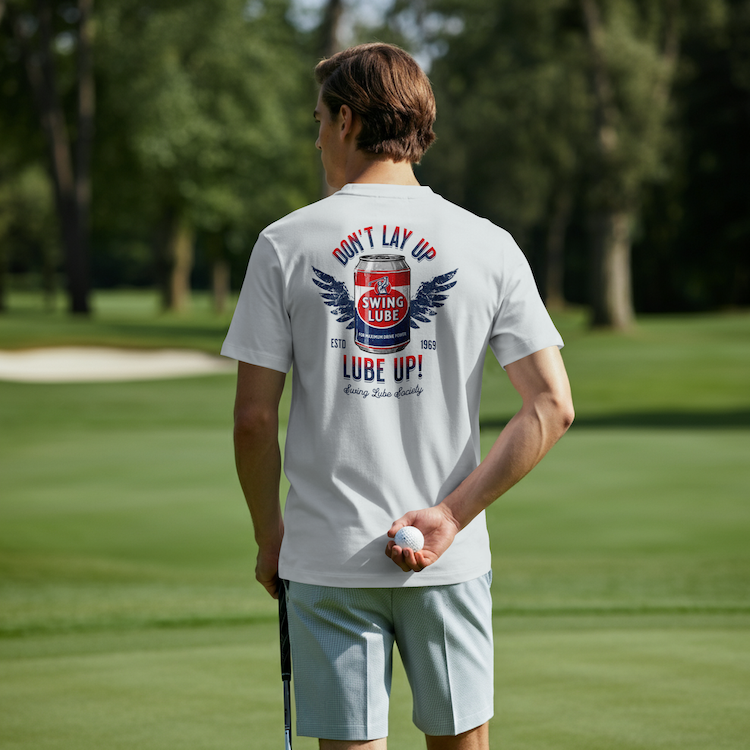 Don't Lay Up T-Shirt 5 — Swing Lube Society Signature Apparel