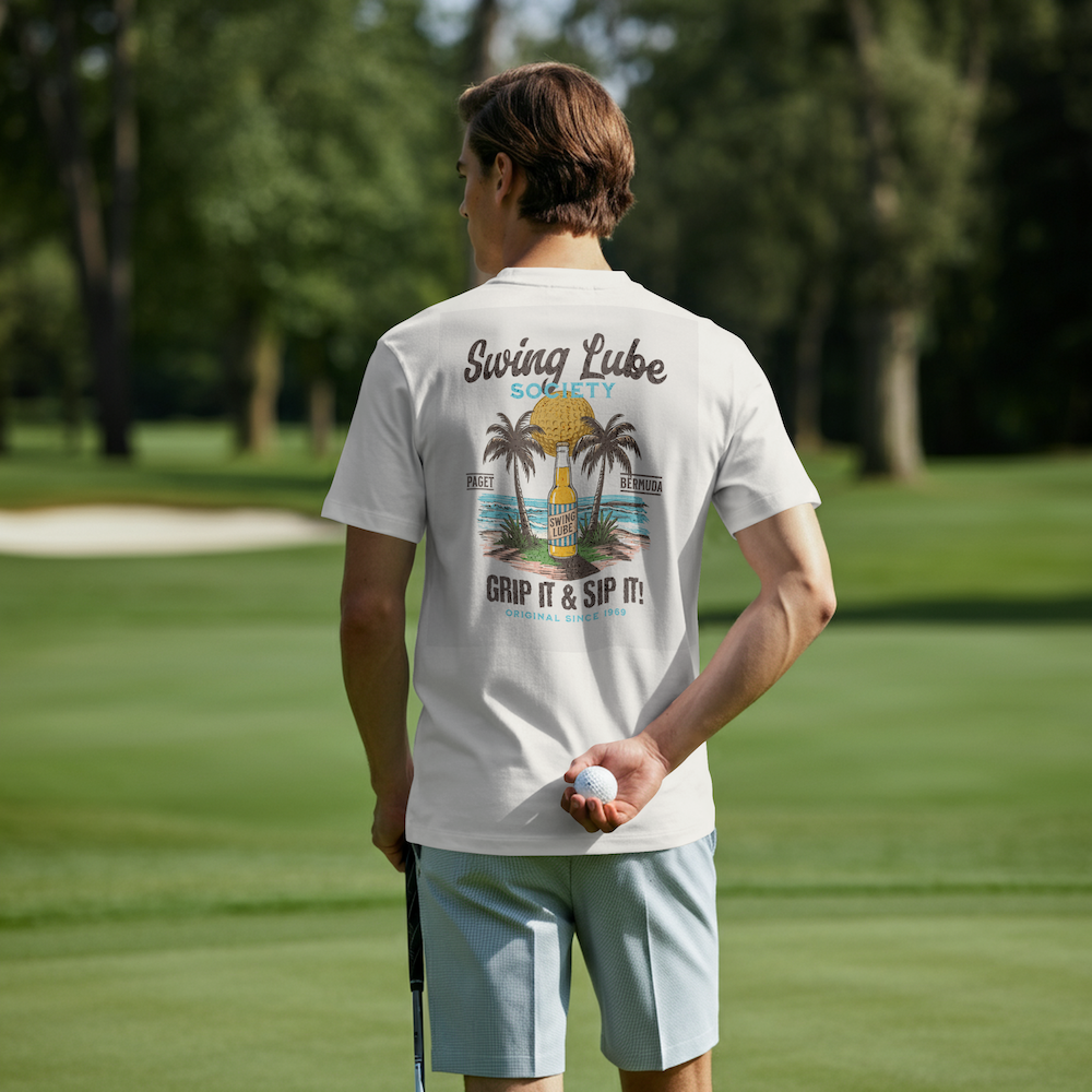 Grip It & Sip it T-Shirt 2 — Swing Lube Society Signature Apparel