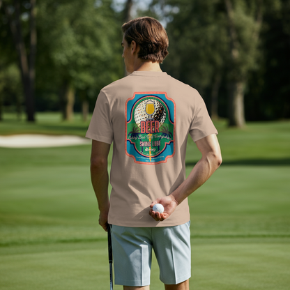 Beer Curing Bad Golf T-Shirt 2 — Swing Lube Society Signature Apparel