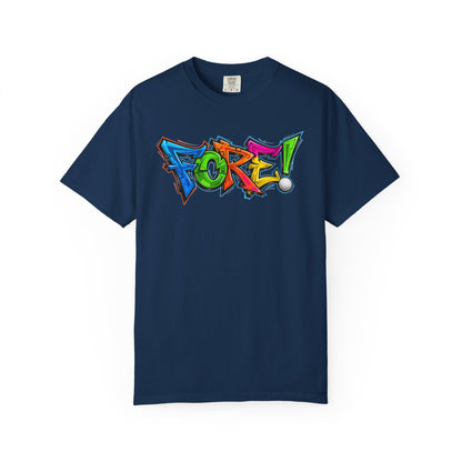 “FORE!” Golf T-Shirt — Golffiti Signature Apparel