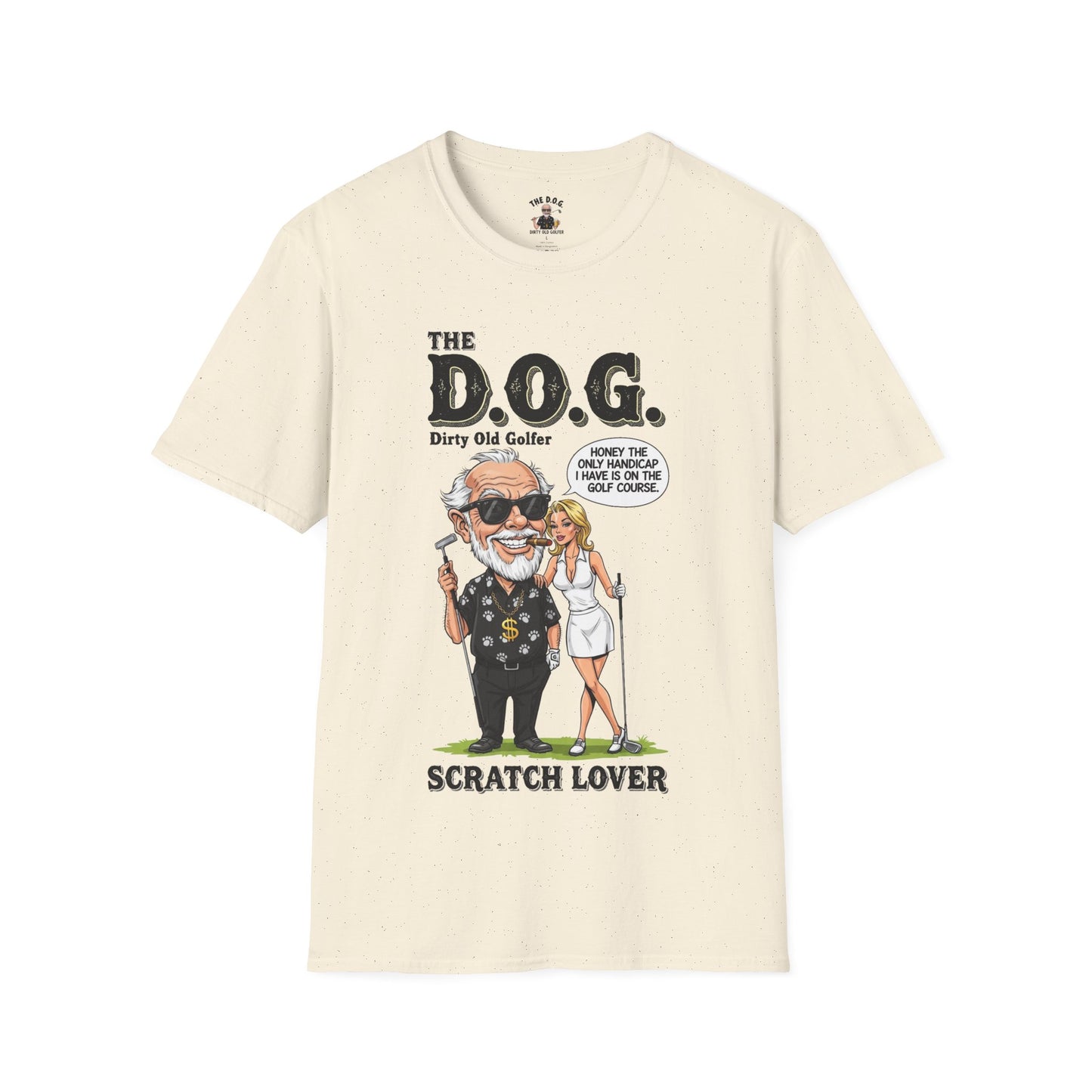 The D.O.G. T-Shirt — Scratch Lover - Golf Noir Signature Apparel